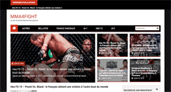 Desktop Screenshot of mma4fight.fr